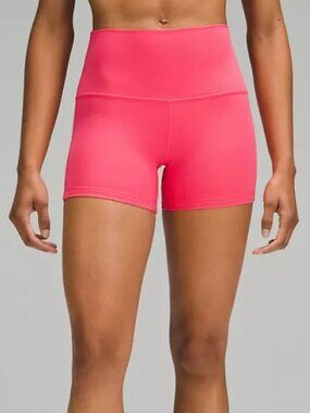 lululemon Align High Rise Shorts 4" in glaze pink